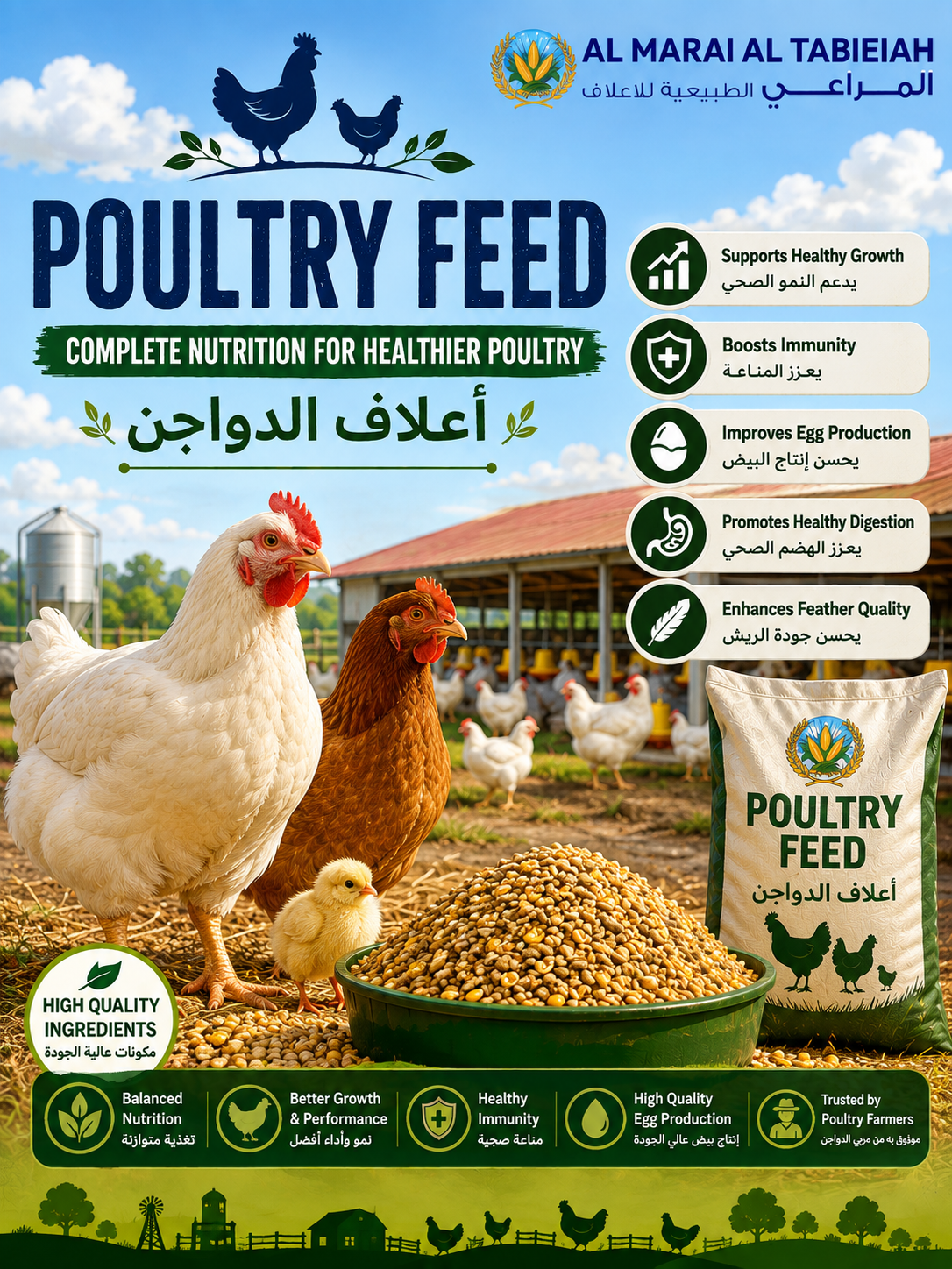 Poultry Feed UAE Poster